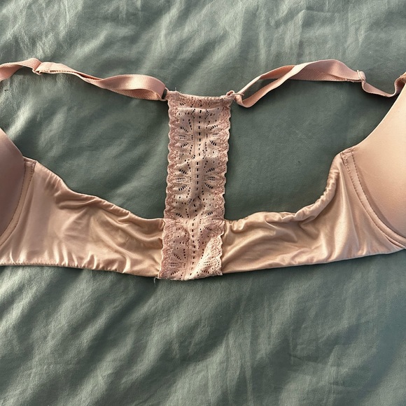 Cream color racer back bra - Picture 2 of 3